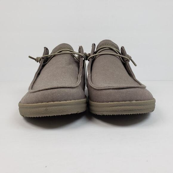 Skechers Melson Goga Mat Mens Size 8.5 Tan Slip On Casual Loafer Shoes SN 210114 main image 6